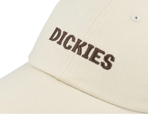 Dad Cap-Dickies Hays Natural White Dad Cap - Beige