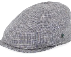 Flat Caps-City Sport Heather Grey Flat Cap -
