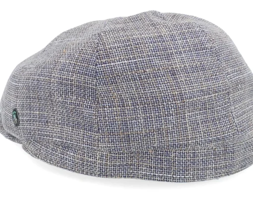 Flat Caps-City Sport Heather Grey Flat Cap -