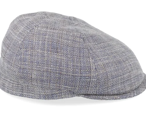 Flat Caps-City Sport Heather Grey Flat Cap -