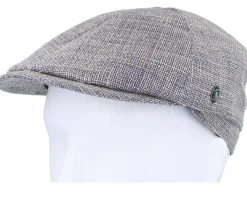 Flat Caps-City Sport Heather Grey Flat Cap -