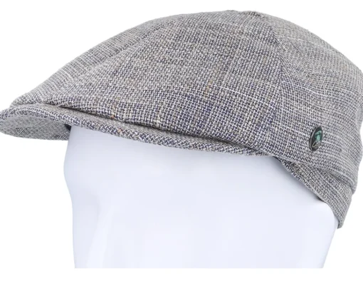 Flat Caps-City Sport Heather Grey Flat Cap -
