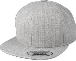 Snapback-Yupoong Heather Grey Snapback -