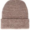 Cuff Beanies-Beechfield Heather Oatmeal Heritage Cuff - Beige