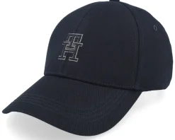 Adjustable-Tommy Hilfiger Heavy Twill Cap Black Adjustable -