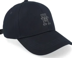 Adjustable-Tommy Hilfiger Heavy Twill Cap Black Adjustable -