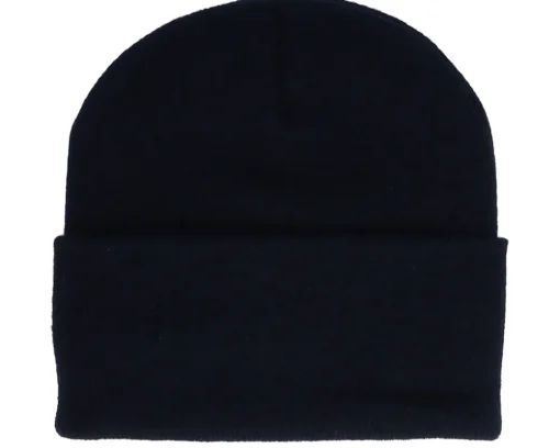 Cuff Beanies-Yupoong Heavyweight Cuff Beanie - Black