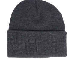 Online Yupoong Heavyweight Charcoal Beanie - Grey