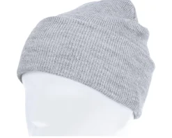 Blank Beanies-Yupoong Heavyweight Heather Beanie - Grey