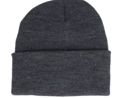 Blank Beanies-Yupoong Heavyweight Heather Beanie - Grey