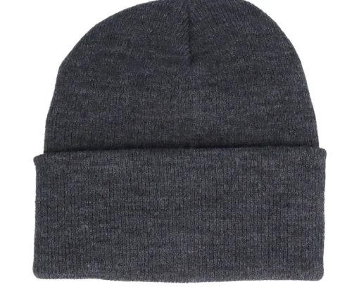 Blank Beanies-Yupoong Heavyweight Heather Beanie - Grey