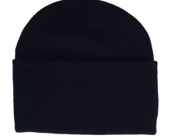 Blank Beanies-Yupoong Heavyweight Navy Beanie - Blue