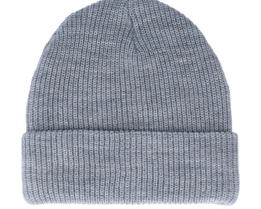 Cuff Beanies-Brixton Heist Light Heather Grey Cuff -