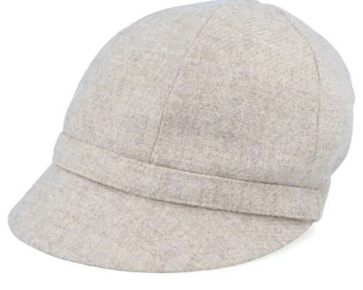 Online CTH Ericson Helena Sr. Moon Shetland Beige Flat Cap -