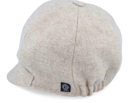 Online CTH Ericson Helena Sr. Moon Shetland Beige Flat Cap -
