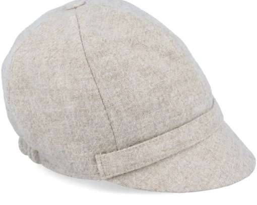 Online CTH Ericson Helena Sr. Moon Shetland Beige Flat Cap -