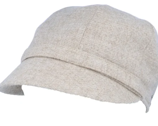 Online CTH Ericson Helena Sr. Moon Shetland Beige Flat Cap -