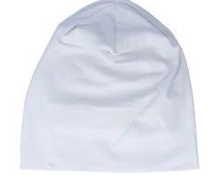 Traditional Beanies-Beechfield Hemsedal Cotton Slouch Beanie - White