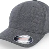 Flexfit-Flexfit Heringbone Melange Dark Heather Grey -