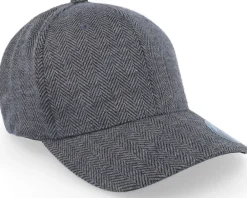 Flexfit-Flexfit Heringbone Melange Dark Heather Grey -