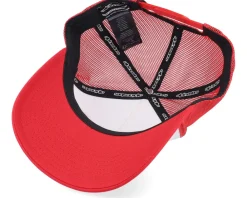 Trucker-Alpinestars Heritage Patch Hat White/Red Trucker -