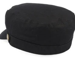 Army-Jaxon & James Herringbone Cap Army - Black