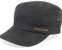 Discount Stetson Herringbone Dark Olive Herringbone Army -