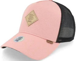 Trucker-Djinns Hft Cap Cotton Knit Salmon/Black Trucker -