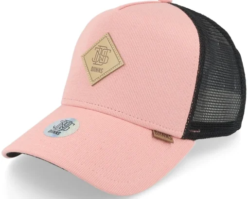 Trucker-Djinns Hft Cap Cotton Knit Salmon/Black Trucker -