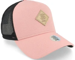 Trucker-Djinns Hft Cap Cotton Knit Salmon/Black Trucker -