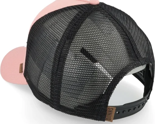 Trucker-Djinns Hft Cap Cotton Knit Salmon/Black Trucker -