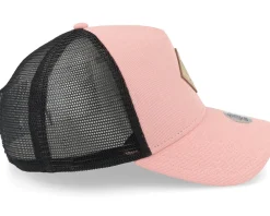 Trucker-Djinns Hft Cap Cotton Knit Salmon/Black Trucker -