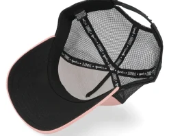 Trucker-Djinns Hft Cap Cotton Knit Salmon/Black Trucker -