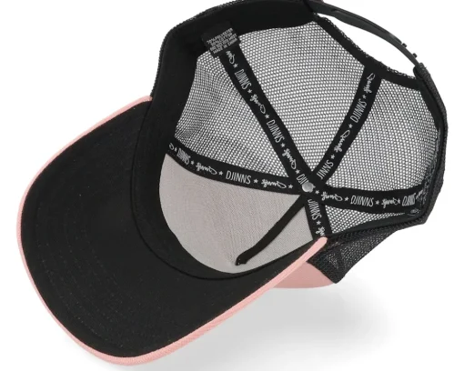 Trucker-Djinns Hft Cap Cotton Knit Salmon/Black Trucker -