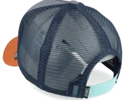 Trucker-Djinns Hft Cap Dnc New 1.5 Charcoal/Rust A-Frame Adjustable -