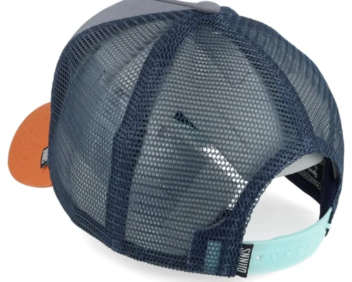 Trucker-Djinns Hft Cap Dnc New 1.5 Charcoal/Rust A-Frame Adjustable -
