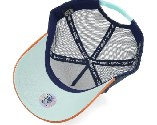 Trucker-Djinns Hft Cap Dnc New 1.5 Charcoal/Rust A-Frame Adjustable -