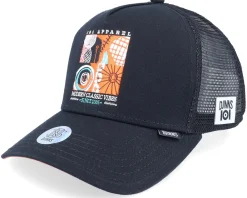Trucker-Djinns Hft Cap Ioi Modern Classics Black Trucker -
