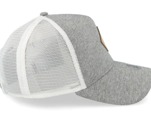 Trucker-Djinns Hft Cap Jersey Patch Grey Heather/White Trucker -