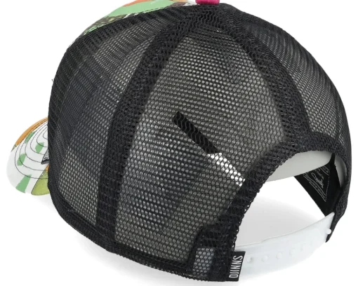 Trucker-Djinns Hft Cap Just Wild Berry/Green/Orange A-Frame Trucker -
