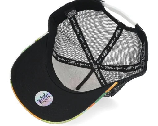 Trucker-Djinns Hft Cap Just Wild Berry/Green/Orange A-Frame Trucker -