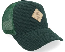 Trucker-Djinns Hft Cap Waffle Corduroy A-Frame Trucker - Green