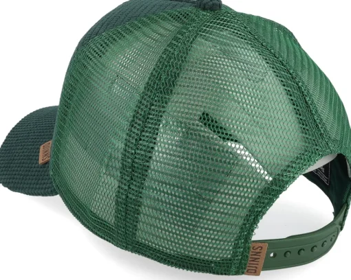 Trucker-Djinns Hft Cap Waffle Corduroy A-Frame Trucker - Green