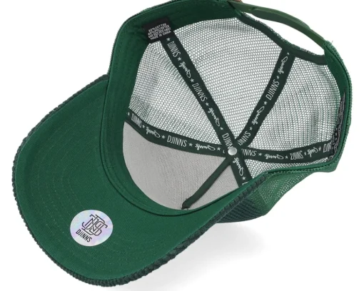 Trucker-Djinns Hft Cap Waffle Corduroy A-Frame Trucker - Green