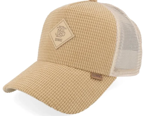 Trucker-Djinns Hft Cap Waffle Corduroy A-Frame Trucker - Green