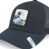 Trucker-Public Domain Hokusai The Great Wave A-Frame Trucker - Black