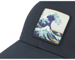Trucker-Public Domain Hokusai The Great Wave A-Frame Trucker - Black