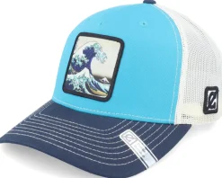 Trucker-Public Domain Hokusai The Great Wave A-Frame Trucker - Black