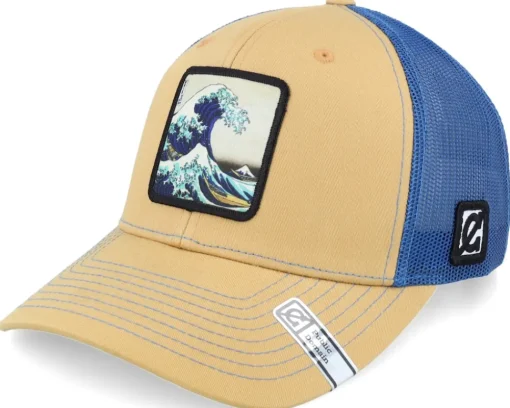 Trucker-Public Domain Hokusai The Great Wave A-Frame Trucker - Black