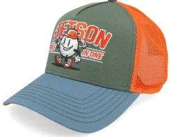 Discount Stetson Hole In One Green/Blue/Orange Trucker -